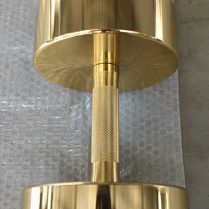 Mancuerna profesional pequeña con acabado dorado SAERDE con diseño de mango ergonómico, mancuerna cuadrada ajustable, máquina de Cable para gimnasio - Product Image 6