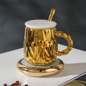Nordic Luxury Temperature Controlled <b>Coaster</b> Drinking Cup Classic Cups Personalized Cups Porcelain Mugs Ceramics Mugs - Product Image 2