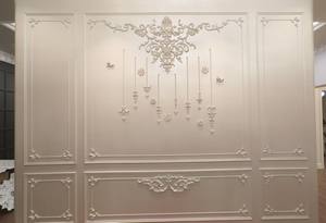 Modanatura Decorativa in PU OB-2104 con Texture a Intarsio, Motivo Geometrico Continuo, Ecologica, Resistente all'Umidità e alla Decomposizione - Product Image 6