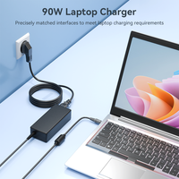 Adaptateur universel pour ordinateur portable 90W 7,9 mm * 5,5 mm 20V 4,5A pour chargeurs et adaptateurs LN/Toshiba/Asus/Acer/Dell/HP CE/FCC/ROHS/UL