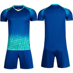 Jersey Sepak Bola Merah Seragam Sepak Bola Kustom Pakaian Sepak Bola Body Fit - Product Image 2