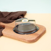 Petite boîte à gâteau ovale transparente en PET avec structure alvéolée pour l'emballage alimentaire sous blister