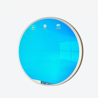 Moniteur à écran tactile circulaire tactile capacitif 1280*1280 haute résolution hdm entrée haute luminosité 23.6 pouces rond lcd tv