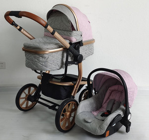 Precio de Fábrica, Sistema de Viaje 3 en 1, Cochecito con Silla de Auto y Base SOfix, Plegado con un Clic, Material de Algodón, Nuevo Estilo Ruso, Cálido - Product Image 2