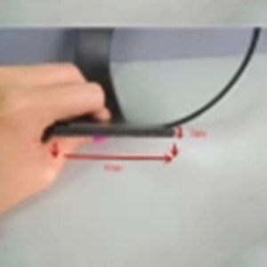 Tira de goma EPDM de 3 mm de grosor y 40 mm de ancho, tira de sellado resistente al desgaste para equipos de almacenamiento en almacenes - Product Image 4