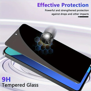 Protecteur d'écran anti-espion pour Xiaomi Poco X7 X3 Pro NFC X5 F3 F4 M3 M4 F2 X4 GT Mi 11 <span class=keywords><strong>Lite</strong></span> 11T <span class=keywords><strong>12T</strong></span> 12 14 15 Verre trempé - Product Image 5