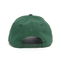 Gorra de Béisbol de Lona de 6 Paneles de Lujo para Adultos, Diseño Popular Personalizado con Logotipo Bordado en 3D de Alta Calidad, Color Verde