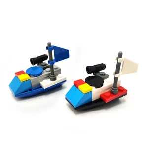 Nouveautés 3D patrouille yacht mini sacapuntas blocs ensemble puzzle papeterie dessin animé manuel taille-crayon portable bricolage taille-crayon - Product Image 1