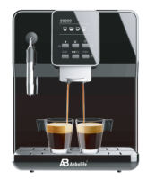 Machine à café automatique Anbolife 2026 OEM ODM au design populaire, double chaudière, Cafetera Automática avec réservoir d'eau de 1,7 L