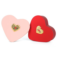 Boîte cadeau en forme de cœur pour la Saint-Valentin, fermeture à cordon, motif floral, élégante, romantique, boîte de rangement pour bijoux