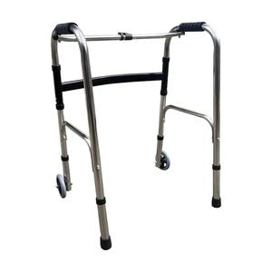 Hengshunhe <b>Walker</b> Stainless Steel 25mm Tube Height Adjustable With Seat For <b>Elderly</b> Rehabilitation Assistance - Product Image 4