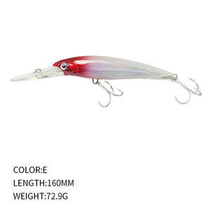 Esca <span class=keywords><strong>Artificiale</strong></span> Rigida <span class=keywords><strong>in</strong></span> Acciaio Inox per <span class=keywords><strong>Pesca</strong></span> <span class=keywords><strong>in</strong></span> <span class=keywords><strong>Mare</strong></span>, Lancio Lungo, 160mm/72.9g <span class=keywords><strong>con</strong></span> Ami per Spigola e Pesce Jack, Bionic 9130 - Product Image 6