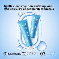 Dentifrice au fluorure 100g à la menthe fraîche pour routine de brossage quotidienne des adultes et sensation de bouche propre, tube bleu, marque privée