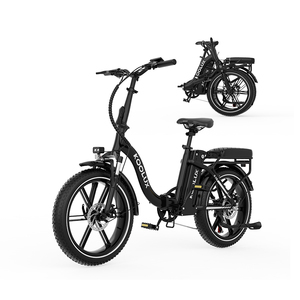 Wholesale Popular Foldable <b>Electric</b> Bicycle Iron Frame Lithium Battery Brushless Rear <b>Hub</b> Motor 20inch 7-Speed Fat Tire 25km/h - Product Image 3