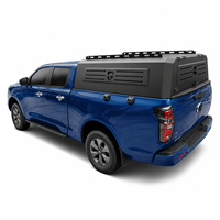 Auvent en aluminium 4x4 pour D-Max avec joint anti-poussière et compatible avec le porte-bagages de toit