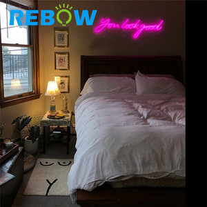 แต่งงาน Rebow คริสมาสต์ทำจดหมายรักความงามเครื่องหมายนีออนสันติภาพเอ็นบีเอเครื่องหมายนีออน - Product Image 1