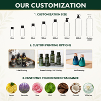 Ensemble Nettoyant Corps et Cheveux Enroya Gardenia 388ml Shampoing et Gel Douche à l'Extrait de Gardenia, Mousse Riche, Fournitures de Salle de Bain de Luxe pour l'Hôtellerie et la Maison
