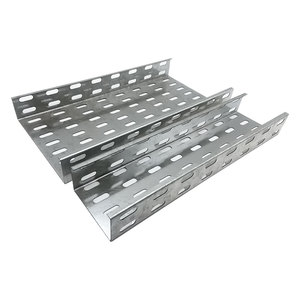 Bandeja de Cables Perforada y Ventilada Galvanizada Antioxidante de Alta Calidad Industrial de 50 mm y 216 kg de Carga Máxima para Cables de Construcción - Product Image 6