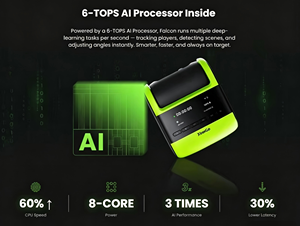 <span class=keywords><strong>Prof</strong></span>. Caméra <span class=keywords><strong>de</strong></span> suivi IA pour sports collectifs 4K HD avec capture automatique des moments clés pour l'enregistrement et la diffusion en direct <span class=keywords><strong>de</strong></span> matchs <span class=keywords><strong>de</strong></span> football, <span class=keywords><strong>de</strong></span> soccer et <span class=keywords><strong>de</strong></span> basketball RC - Product Image 4