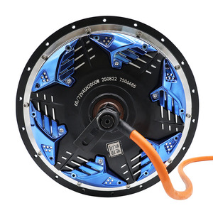 Motor sin Escobillas DKMOTOR 2000W 72V A215 45H, Impermeable, con Imán, para Scooter o Bote, 60V Azul, 72V, 10 Pulgadas, A215 - Product Image 2