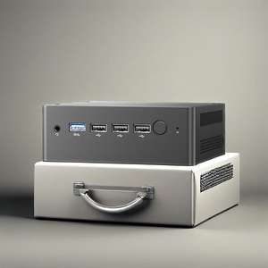 Ucuz Fan Mini kutusu Intel N100 dört çekirdekli işlemci DDR4 SSD WiFi5 ticari Mini bilgisayar okul kullanımı için - Product Image 1