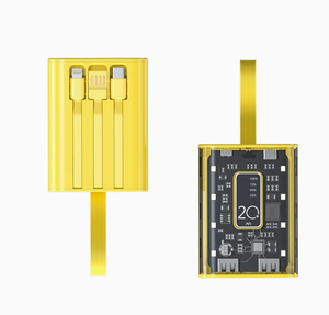 Banco de Energía Portátil Transparente Estilo Punk en Oferta, 20000 mAh, Carga Rápida de 15 W, Alta Capacidad, Impresión de Logotipo Personalizable - Product Image 4