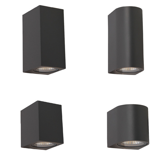 High Quality IP54 Waterproof Cylinder Outdoor up Lighting Wall Mounted LED Aluminum Body Decorative Wall Lamps for Home