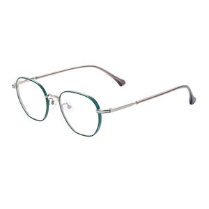 Gafas de moda de alta calidad, venta al por mayor, diseño de marco óptico de titanio puro de lujo de Metal ligero para hombre y mujer - Product Image 5