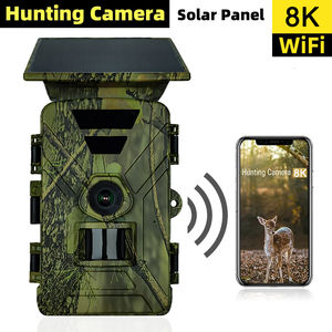 Caméra <span class=keywords><strong>de</strong></span> surveillance <span class=keywords><strong>de</strong></span> sentier Wifi à vision nocturne alimentée par énergie solaire 60MP 8K Caméras <span class=keywords><strong>de</strong></span> <span class=keywords><strong>chasse</strong></span> Temps <span class=keywords><strong>de</strong></span> déclenchement <span class=keywords><strong>de</strong></span> 0,3 s Caméra pour la surveillance <span class=keywords><strong>de</strong></span> la faune <span class=keywords><strong>Chasse</strong></span> - Product Image 1