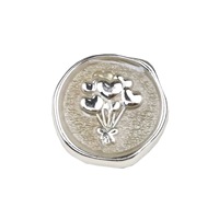 Boutons décoratifs en métal en forme de cœur pour costume, veste, pull en tricot, accessoires de manteau, style tige, logo en relief