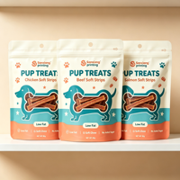 Sacs Doypack BOPP personnalisés de haute qualité pour aliments pour animaux de compagnie, sachets refermables anti-odeur pour collations et nutrition pour chats et chiens