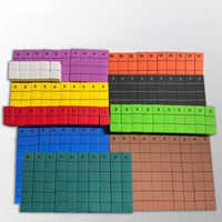 Bâtons magnétiques colorés numérotés en mousse EVA souple pour l'apprentissage des nombres chez les élèves