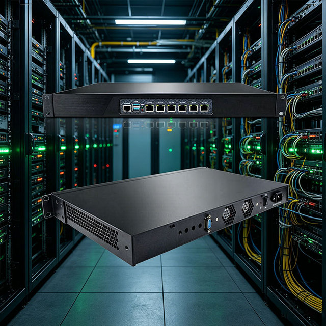 Oem Barebone 6Lan I3-1115G4 I7-1165G7 I5-12450H I7-13620H 11Th 12Th 13Th Pfsense Mikrotik Vyos 1U Rackmount Firewall Router