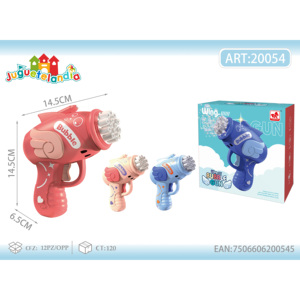 Pistola elettrica a bolle spaziali porose con luce per bambini e adulti macchina per divertimento e relax - Product Image 1