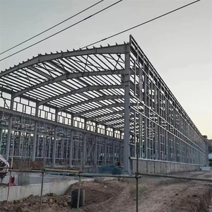 Constructeur moderne de maison de structure métallique de conception industrielle fabriquant des bâtiments d'entrepôt adaptés aux besoins du client - Product Image 1