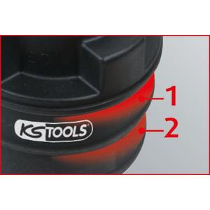 KS TOOLS-Adaptador de entrada de 2 etapas 150,2523-JUEGO DE MOTOR Y DISTRIBUCIÓN EAN 4042146623558 - Product Image 3