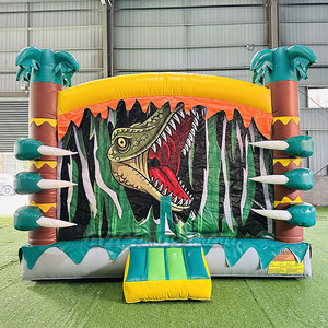 Château gonflable bleu et jaune de <span class=keywords><strong>4x4</strong></span> mètres pour intérieur et extérieur, grand château gonflable pour <span class=keywords><strong>location</strong></span> de fête - Product Image 2