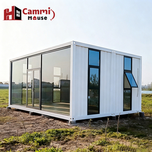 บ้านสำเร็จรูปสมัยใหม่ Cammi House ขายบ้านคอนเทนเนอร์ขนาดใหญ่ โครงสร้างเหล็กฉนวนกันความร้อน ปรับแต่งได้ เหมาะสำหรับพักผ่อน/อยู่อาศัย - Product Image 3
