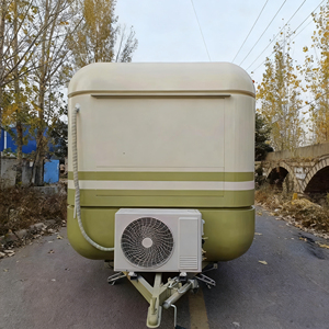 Nuevo Remolque de Comida Multifuncional de Aluminio de 3m, Forma Cuadrada, Color Rosa, Ideal para Dulces, Bocadillos y Papas Fritas - Product Image 4