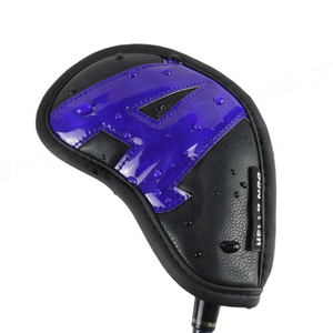 Golf Club Headcover Iron <b>Set</b> Pu Leather Customized Pattern Logo Golf Head Covers - Product Image 6