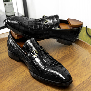 รองเท้าหนังแท้ขายดีสำหรับผู้ชาย รุ่นใหม่ สไตล์ Loafer - Product Image 1