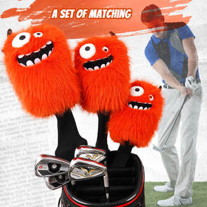Niedliche Stock Sport Golf <span class=keywords><strong>Head</strong></span> covers Fahrer Club Golf Zubehör Plüsch Golf Club <span class=keywords><strong>Head</strong></span> Covers - Product Image 4