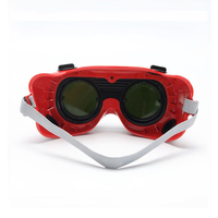 TOBA3 masque oculaire de soudage à clapet lunettes miroir en polycarbonate résistant à l'usure aux étincelles lumineuses