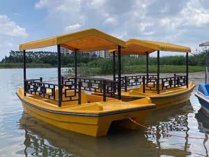 Bote <span class=keywords><strong>de</strong></span> Pedales <span class=keywords><strong>de</strong></span> <span class=keywords><strong>Alquiler</strong></span> para 4 Personas, Estilo Clásico Chino, Retro, para Parques Acuáticos, Sin Motor, Nuevo Modelo 2025 - Product Image 1