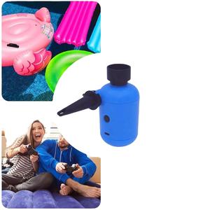 Mini Bomba de Aire Eléctrica Portátil, Recargable por USB de 5V, Bombas de Inflar y Desinflar con 3 Boquillas, Inflador de Coche, Herramienta de Electrobomba para Exteriores - Product Image 4