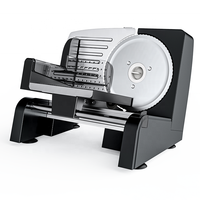 Trancheuse à viande électrique GEDITAI 120W homologuée ETL, coupe-viande automatique pour la maison, lame de 19 cm, portable, faible niveau sonore, classe d'efficacité énergétique