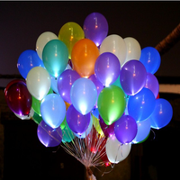 Hstyle LED allument des ballons pas de ballons de mariage de fête clignotants longue durée de veille pour les fournitures de fête décorations de mariage