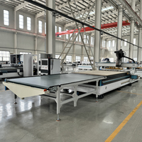 Machine de nesting CNC 1325 à chargement/déchargement automatique, 3 axes servo, pour le travail du bois, avec ATC, pour armoires, placards, MDF, mélamine, OEM, ODM, CE