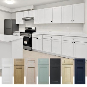 Armoires de cuisine prêtes à assembler, entrepôt USA, livraison immédiate |   Meubles de cuisine pour projets résidentiels |   Armoires de cuisine blanches style Shaker - Product Image 1