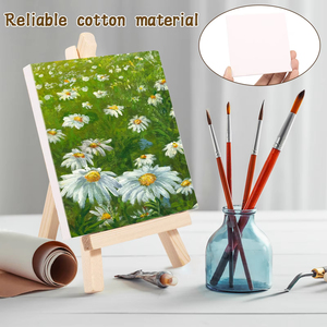 Giữ Nụ Cười Nhỏ 10*10Cm Bức Tranh Kéo Dài Vải Với Mini Giá Vẽ Nguồn Cung Cấp Nghệ Thuật Cho Hội Họa Nghệ Sĩ - Product Image 3